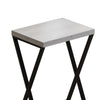 Chic Gray Dining Set with X-Leg Style