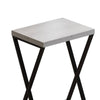 Chic Gray Dining Set with X-Leg Style