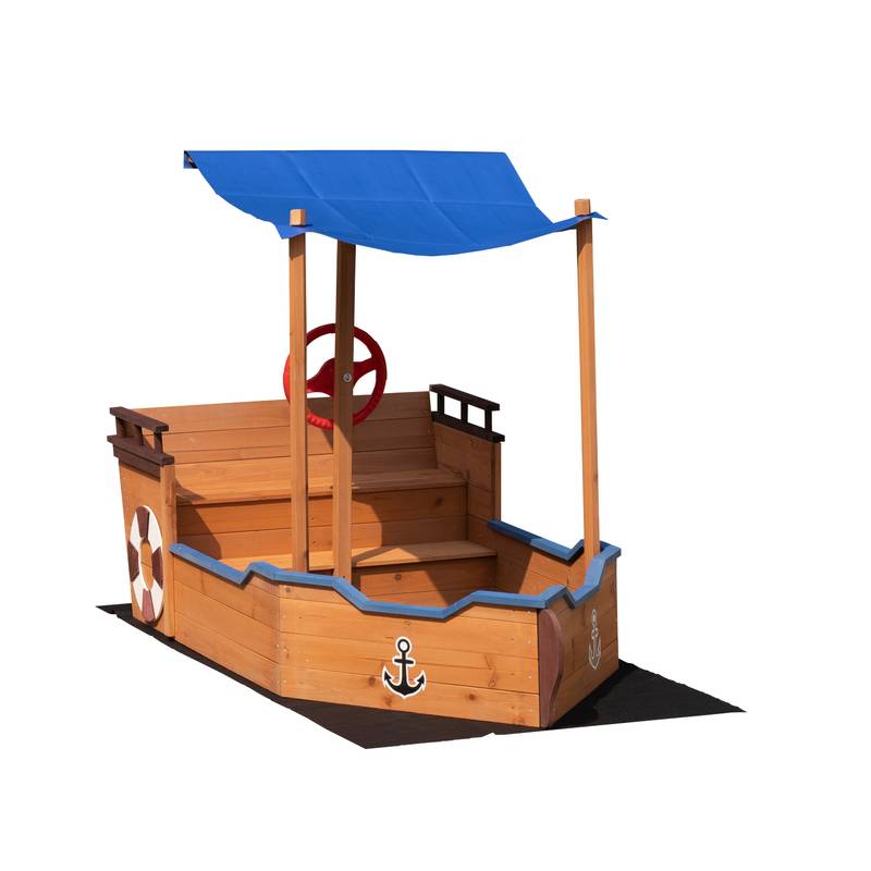 Pirate Ship Play Sandbox