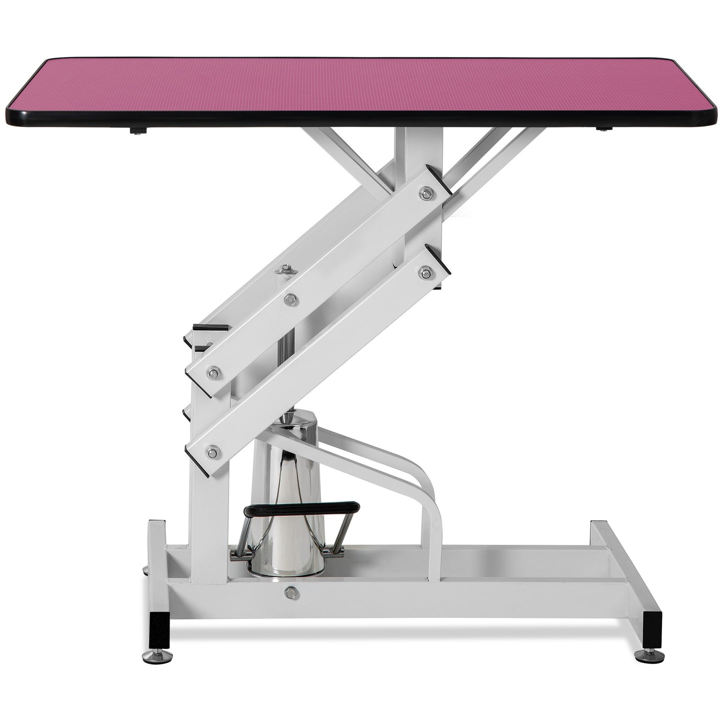 Pink Hydraulic Pet Grooming Table