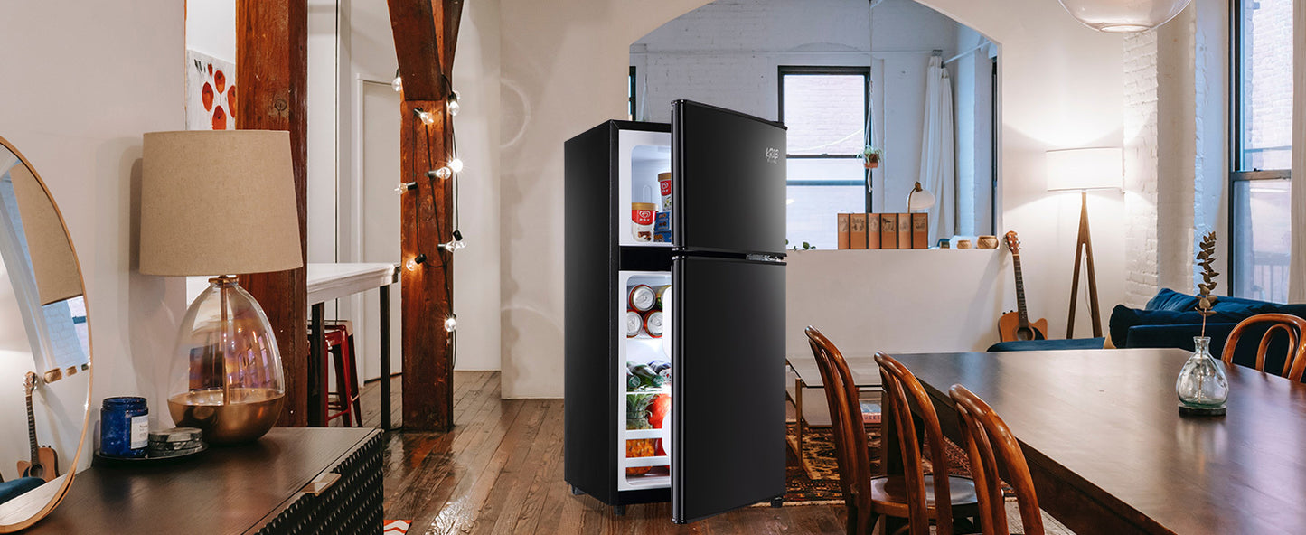 ChillMate Mini Fridge with Freezer - Perfect for Kitchen, Dorms, and Offices!