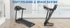 Foldable Fitness Treadmill with Speakers & Adjustable Incline