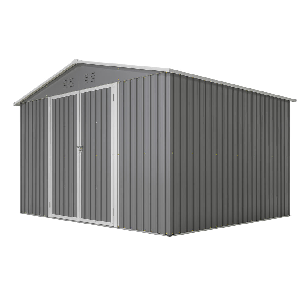 All-Weather Metal Storage Shed for Garden & Patio – Lockable & Durable