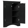 Chic Black Triangle Storage Cabinet for Home & Kitchen