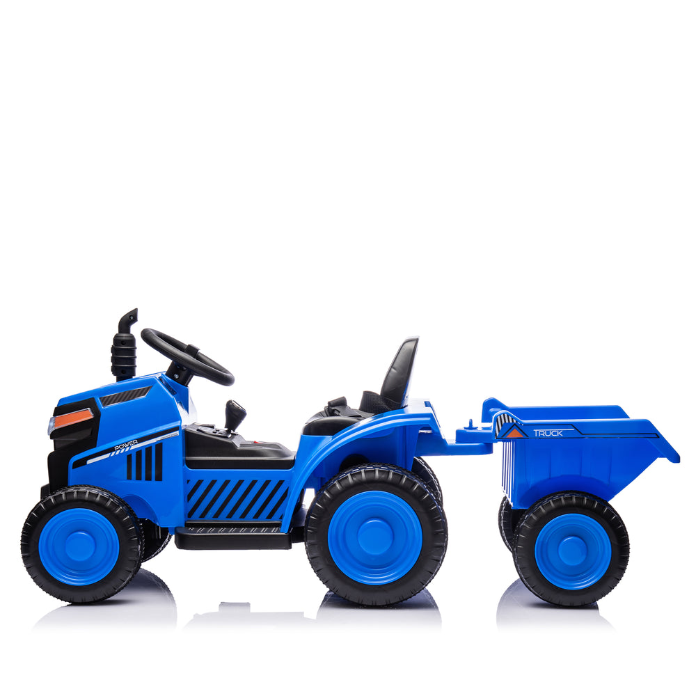 Black Knight Electric Ride-On Tractor for Kids