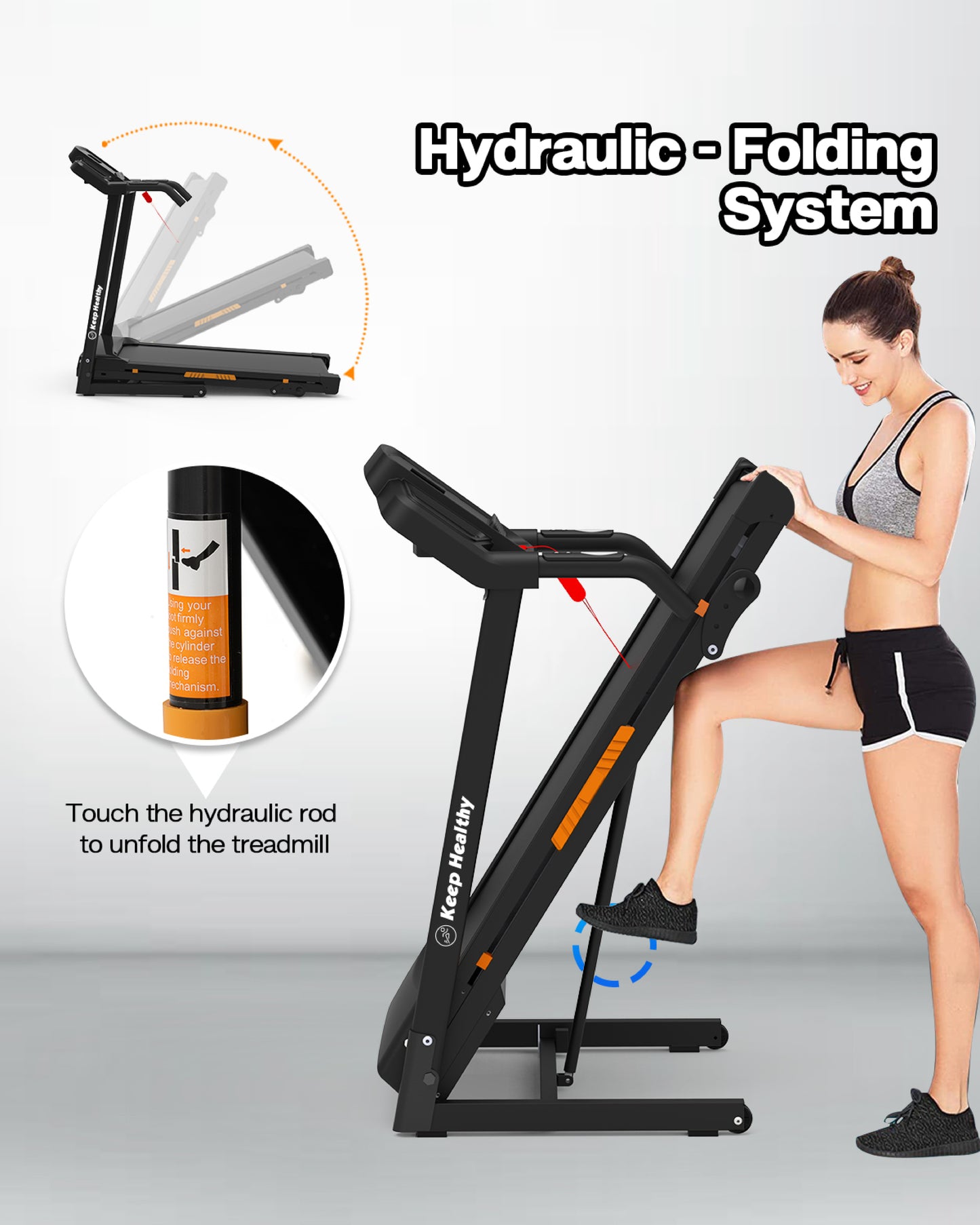 FlexFit Foldable Treadmill