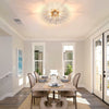 Sparkling Gold Burst Ceiling Light