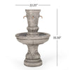Charming Light Brown Outdoor Fountain