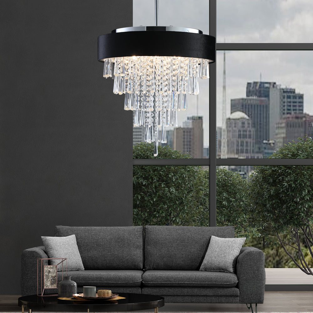 Elegant Crystal Round Chandelier for Luxurious Living Spaces