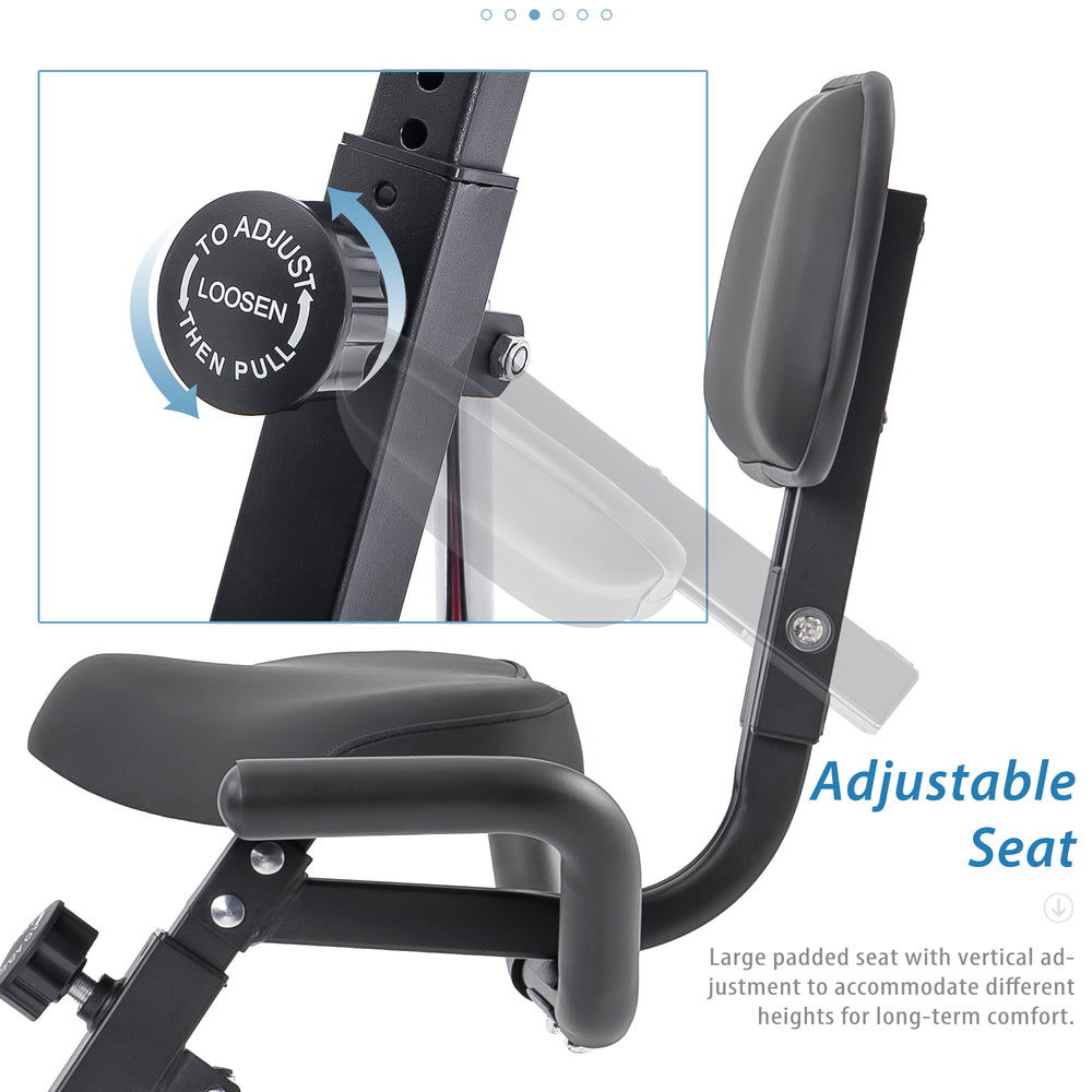 FitFold Flex Bike: Dual-Mode Workout with Adjustable Resistance