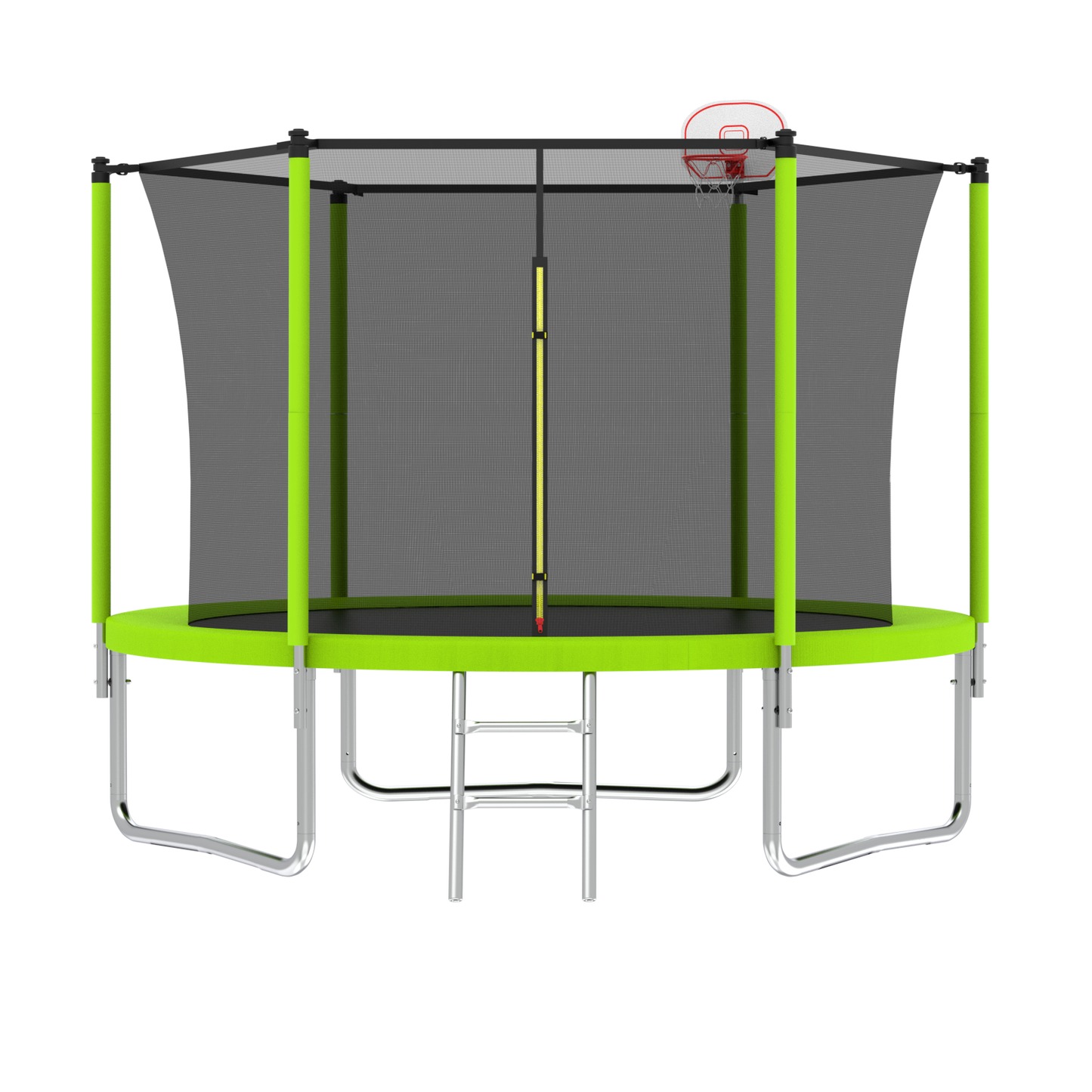 Bounce & Hoops Kids Trampoline – Safe Backyard Fun!