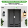 Brighten Your Outdoors: Stylish Wall Lanterns (Set of Two)