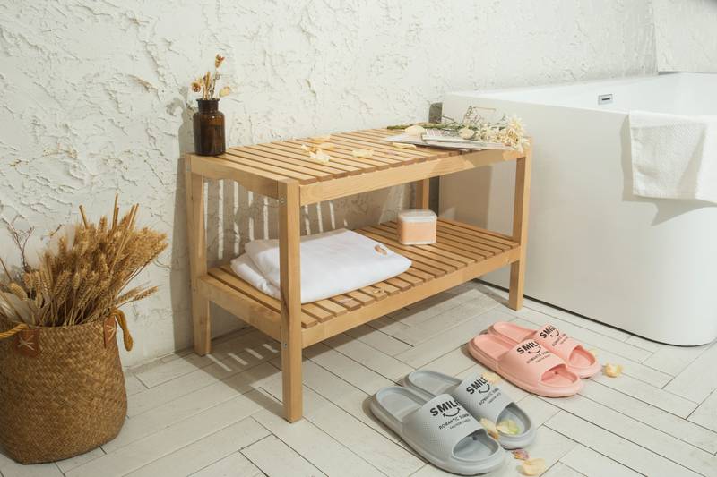 Birch Shoe Storage Bench - Sturdy & Stylish Organizer for Any Space