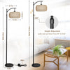 Remote-Controlled Arc Floor Lamp