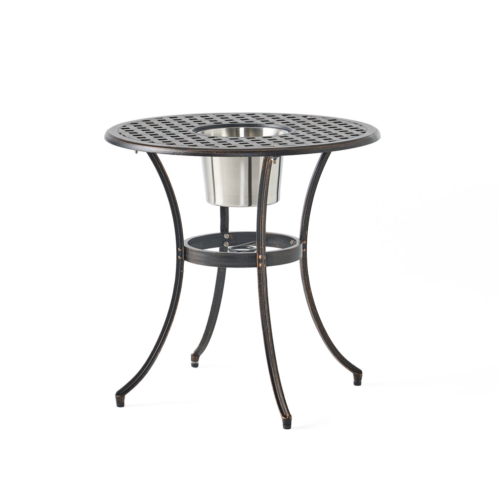 Chic Bistro Set with Ice Bucket