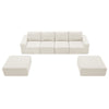 Cozy Luxe U-Shaped Sectional Sofa