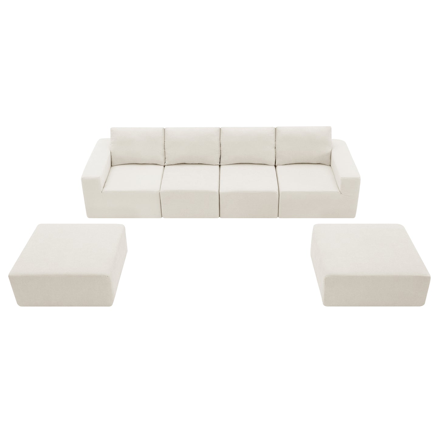 Cozy Luxe U-Shaped Sectional Sofa