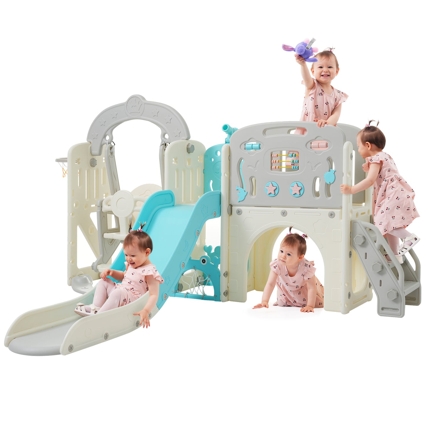 Toddler Adventure Playset: Slide, Swing & More!