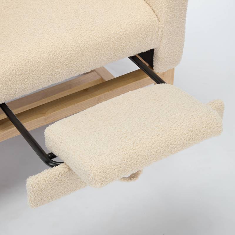 Cozy Rocking Chair with Side Pocket