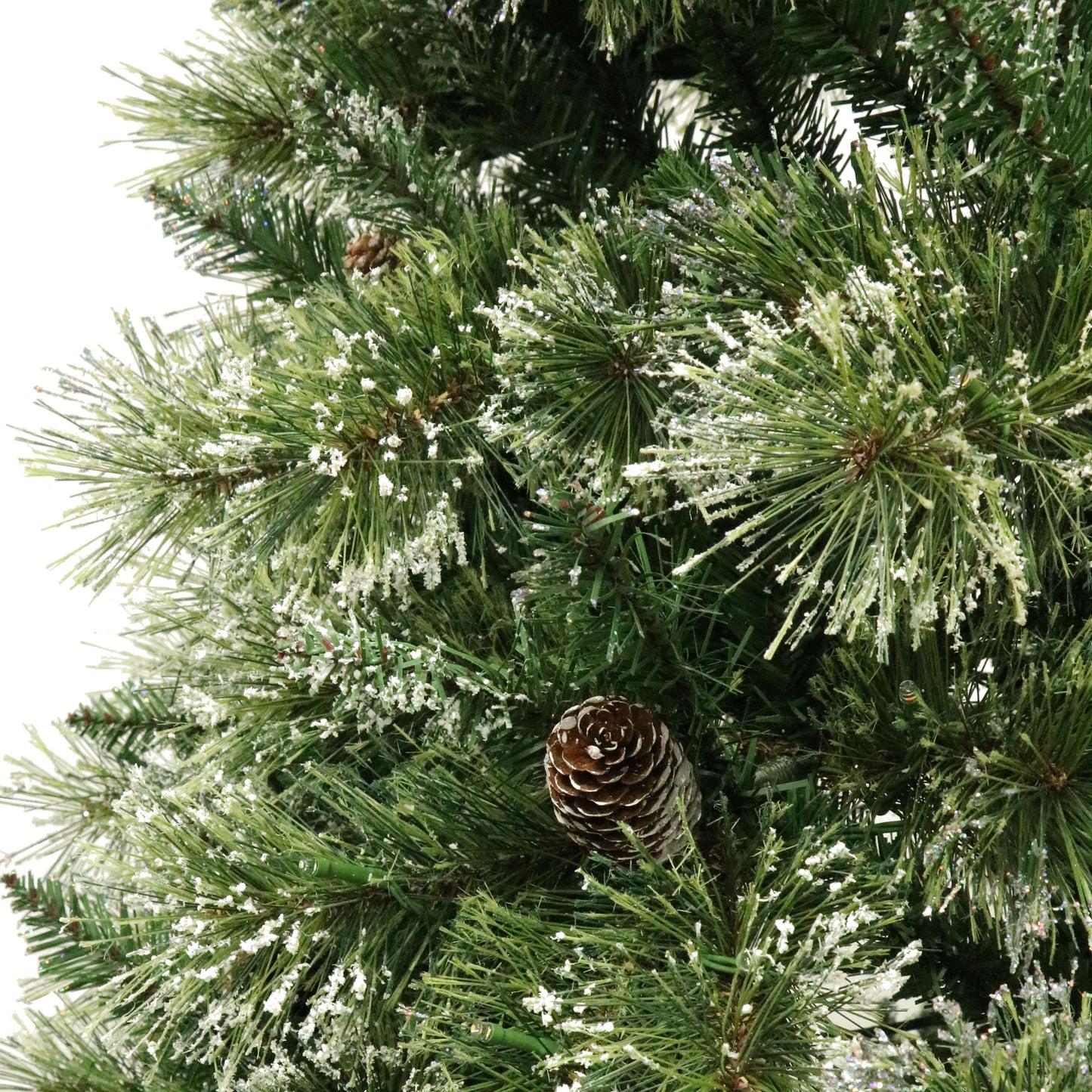 Sparkling Snowy Pine Tree