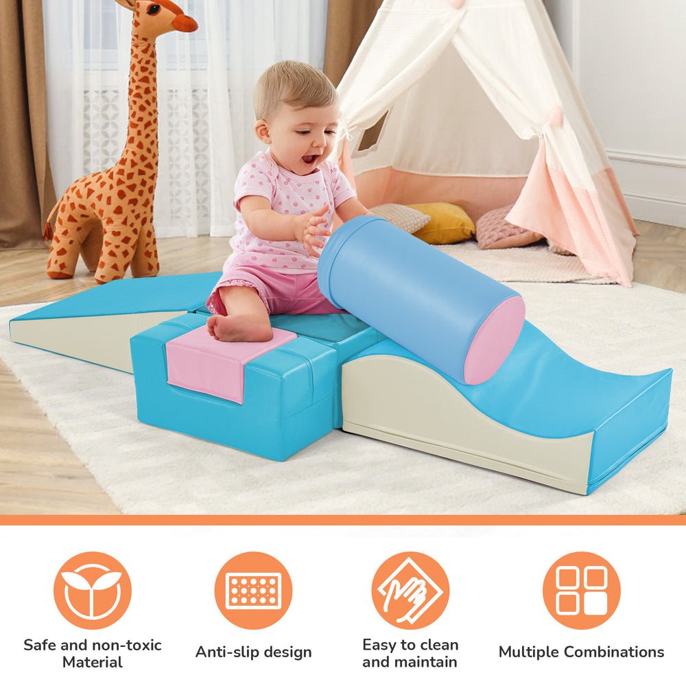 Bright & Cozy Climb-N-Crawl Playset for Kids