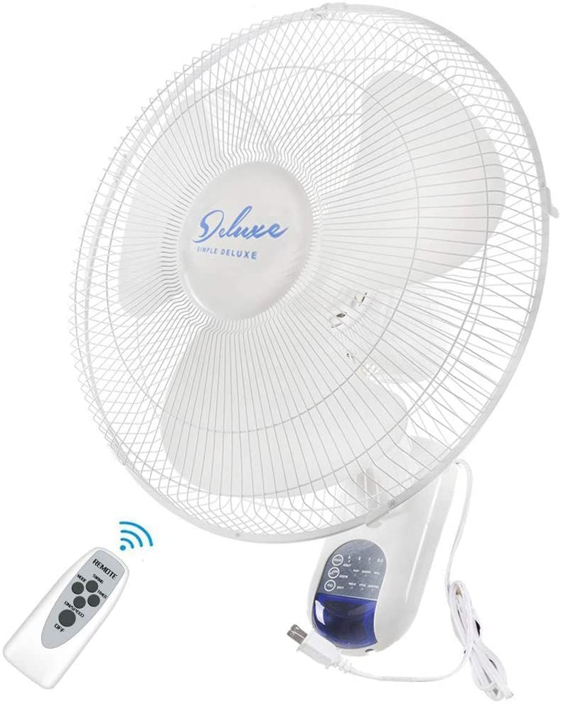 BreezeMaster Remote Wall Fan