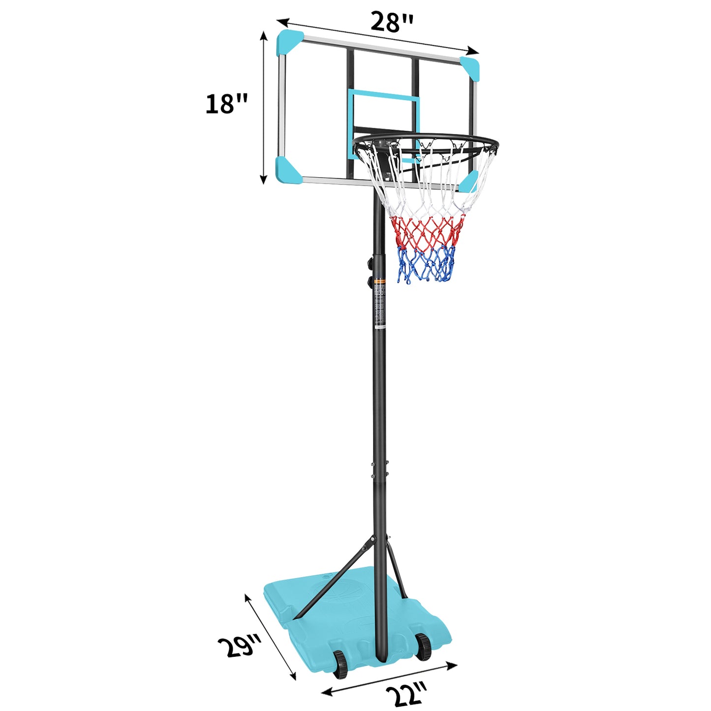 All-Weather Adjustable Basketball Hoop