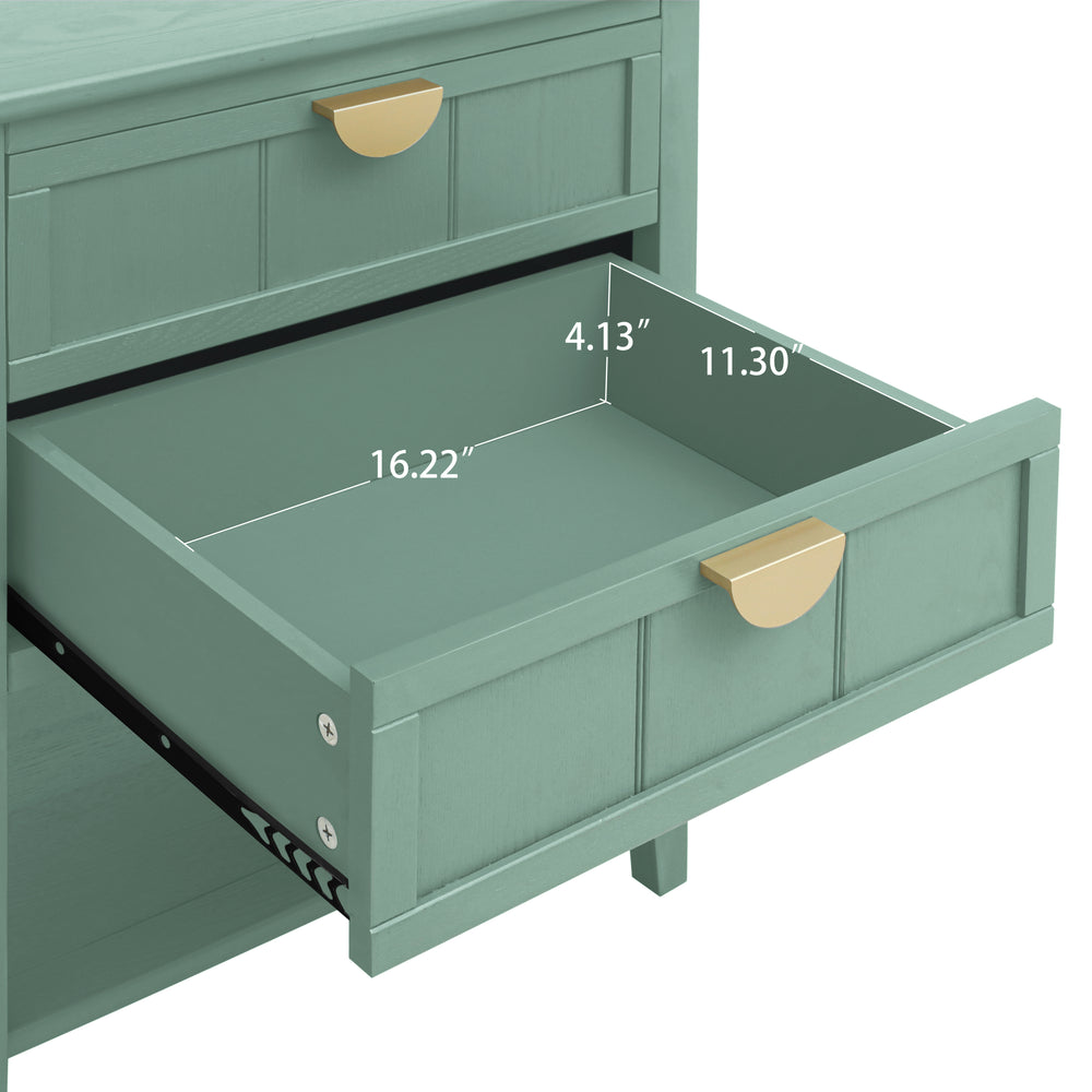 Charming Americana 2-Drawer Nightstand