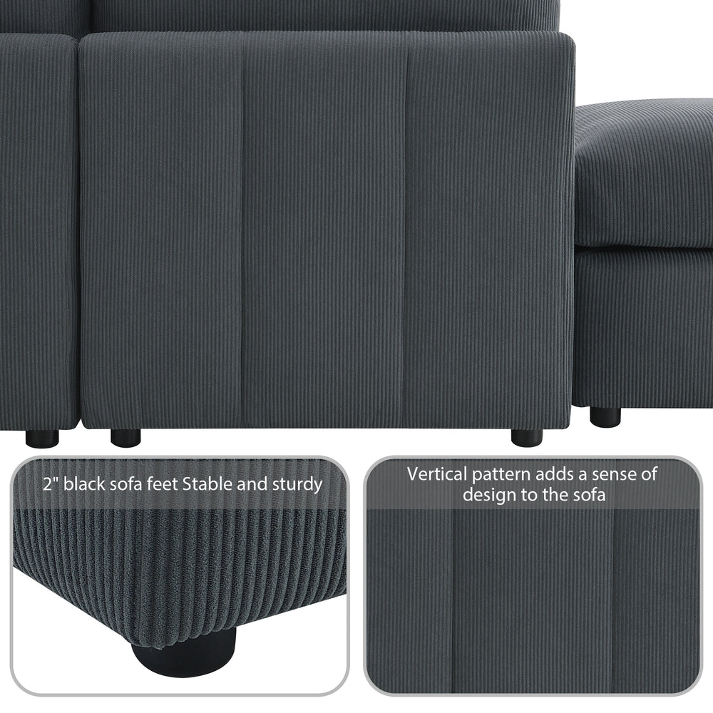 Versatile Modern Sectional Sofa Set