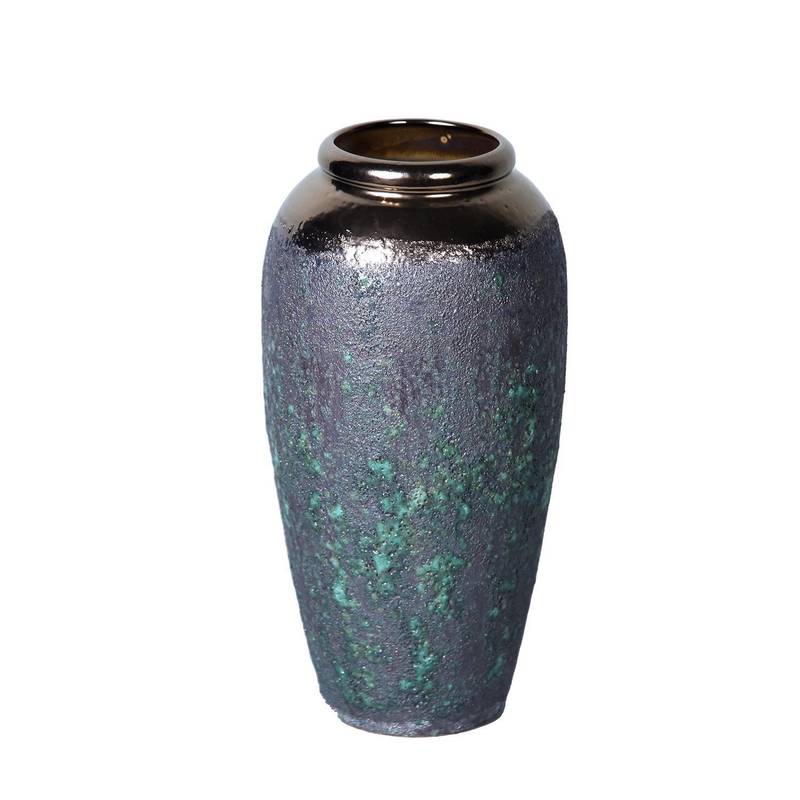 Charming Vintage Smoke Vase – Artisanal Home Accent