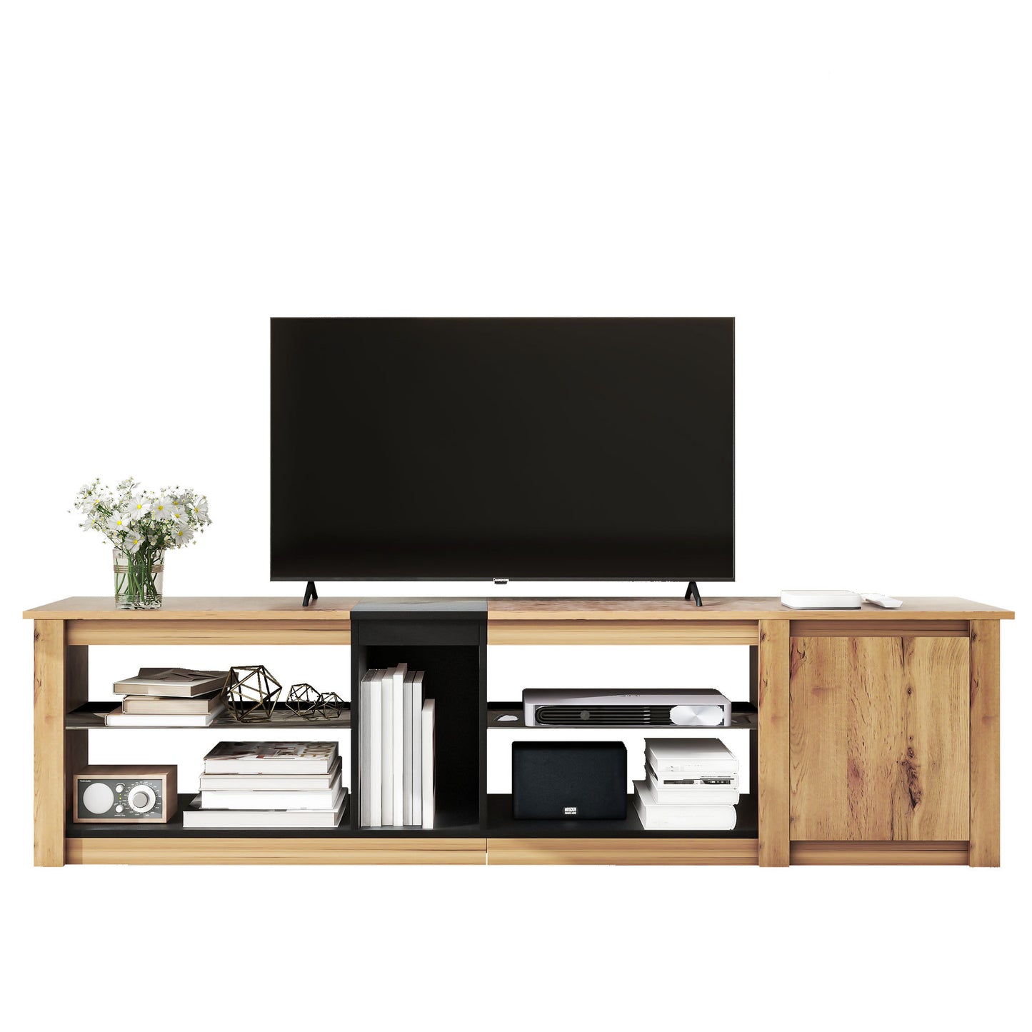 Sleek LED TV Stand & Media Console