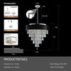 Elegant Crystal Round Chandelier for Luxurious Living Spaces