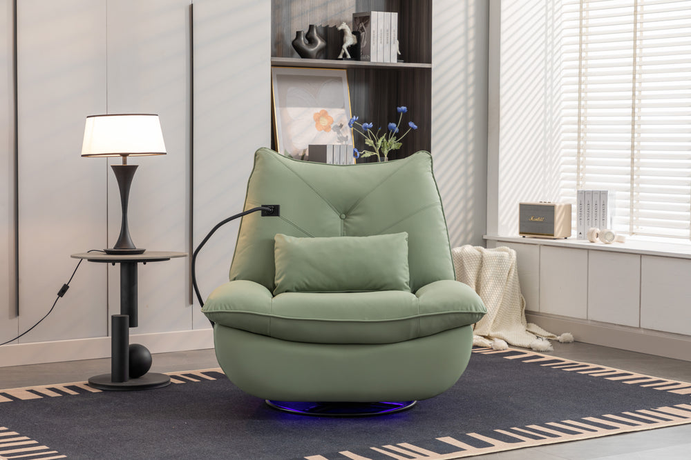 Cozy Power Recliner with USB & Ambient Light