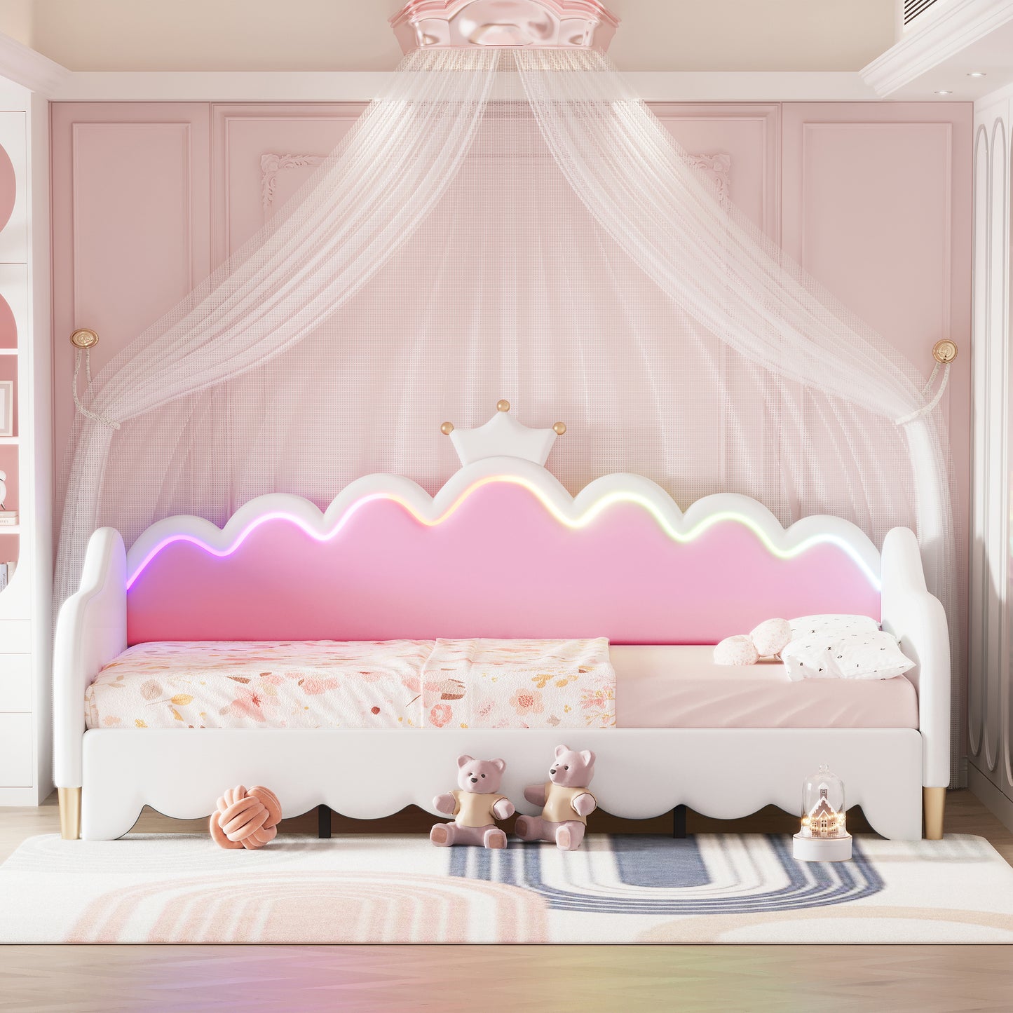 Fairy Princess Daybed with LED Lights