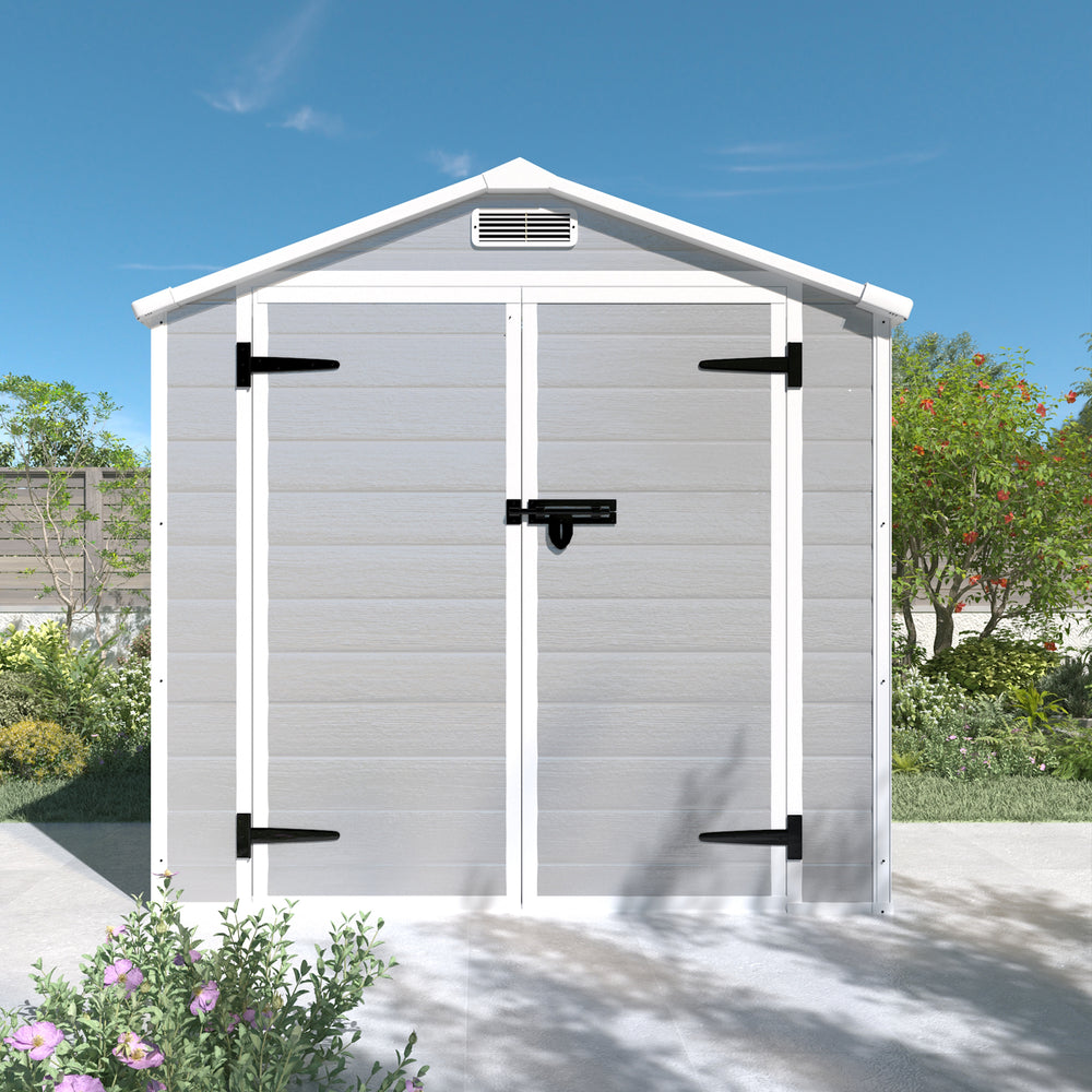 Weather-Resistant Outdoor Storage Shed for Garden & Pool