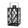 Shimmering Stainless Steel Lantern