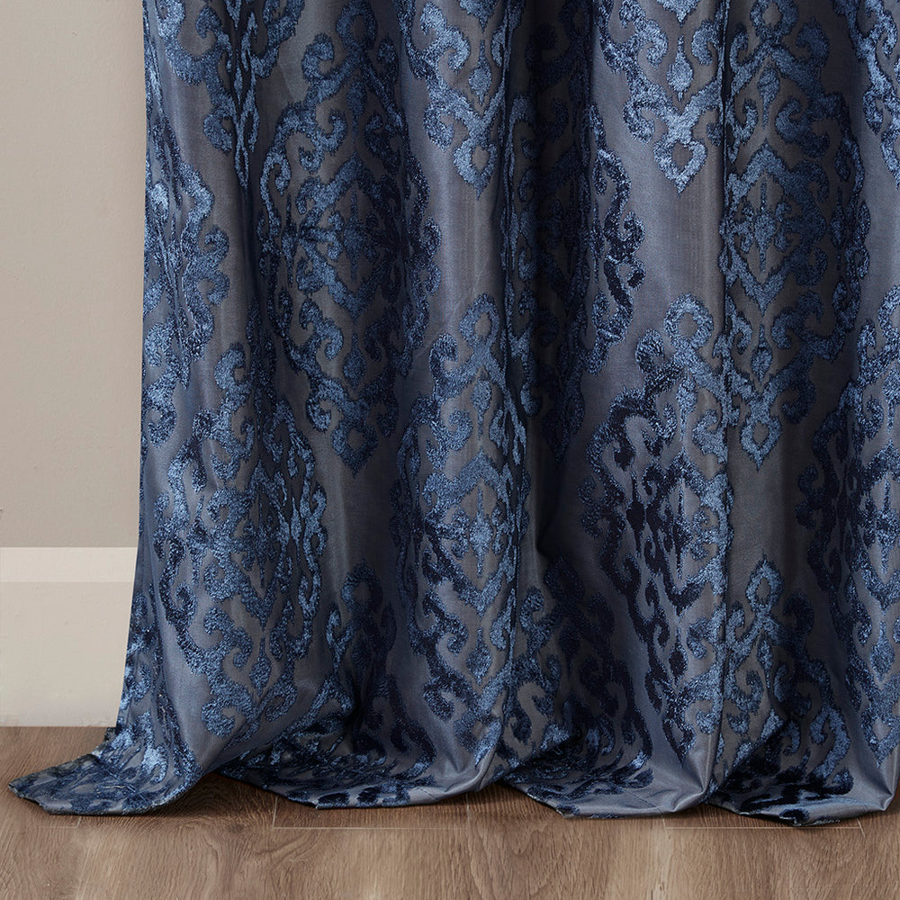 Cozy Blackout Jacquard Curtain Panel