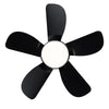 Sleek Matte Black LED Ceiling Fan