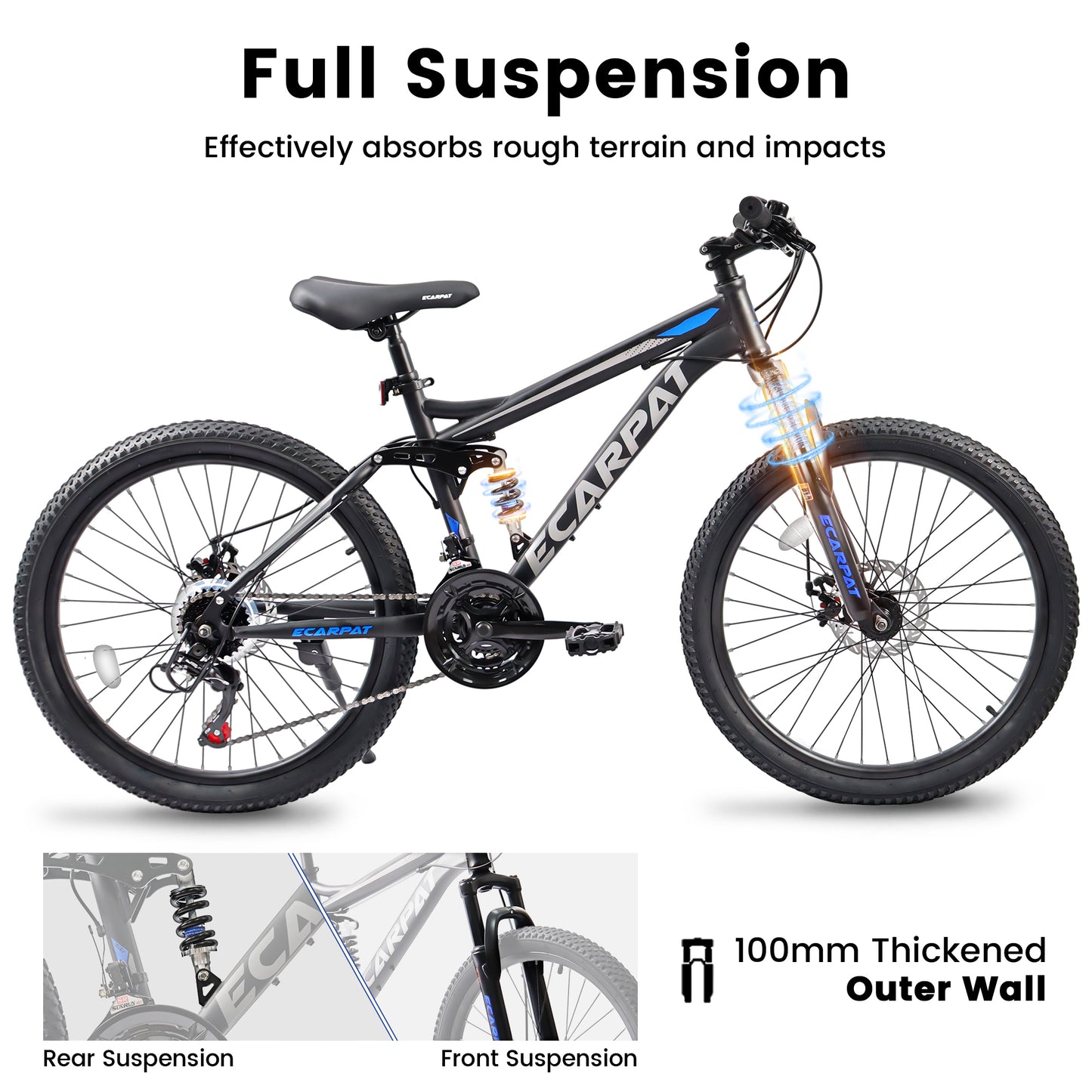 TrailBlazer Full Suspension Mountain Bike