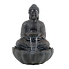 Serene Buddha Water Fountain with Light