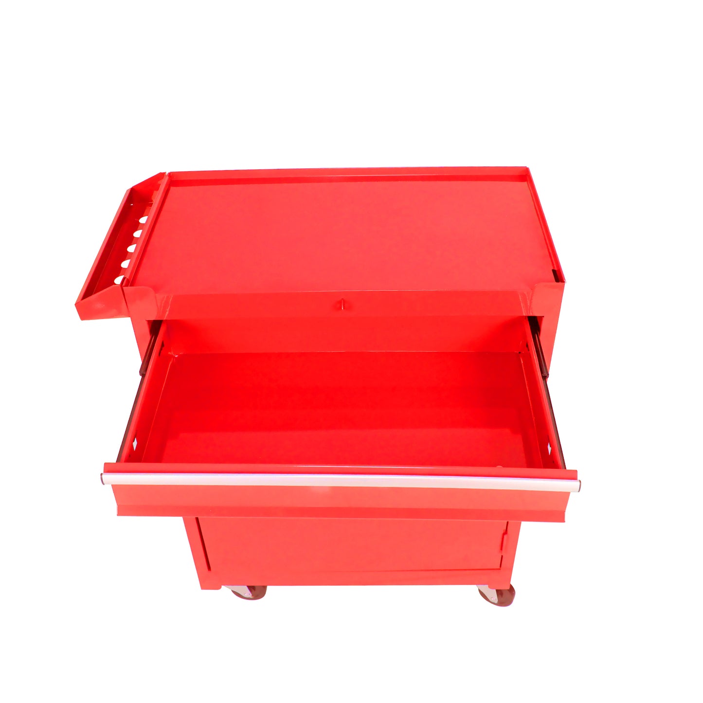 Red Tool Chest with Adjustable Shelf & Bottom Cabinet