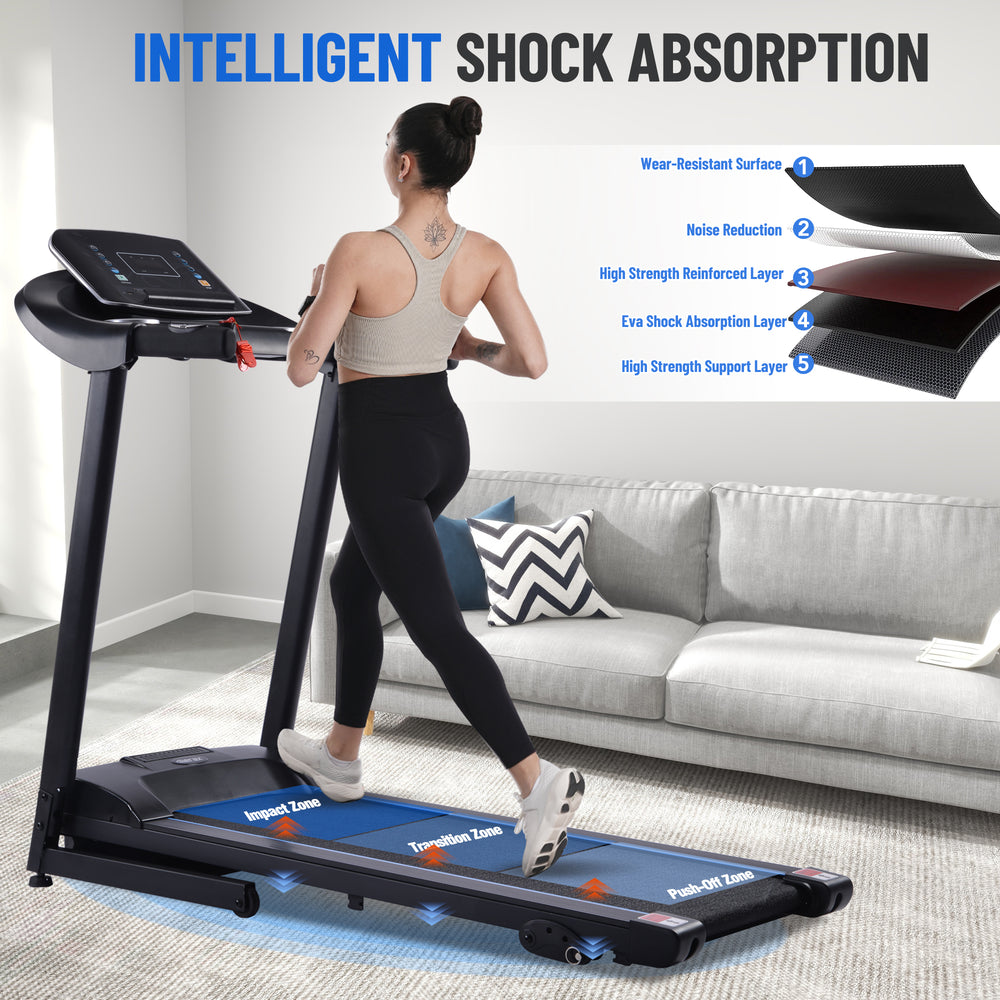 Ultimate Home Treadmill with Speakers and Adjustable Incline