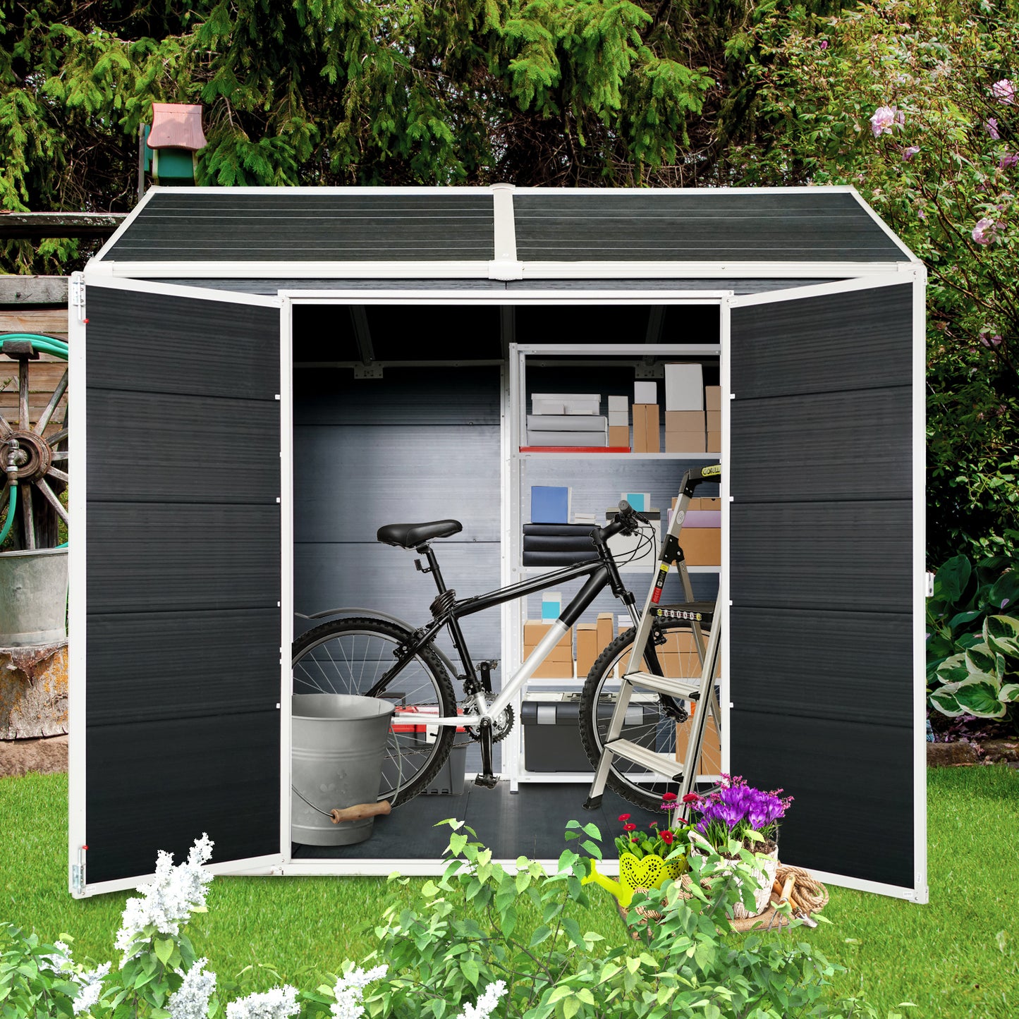 Garden Oasis Resin Shed - Stylish Storage for Your Outdoor Space