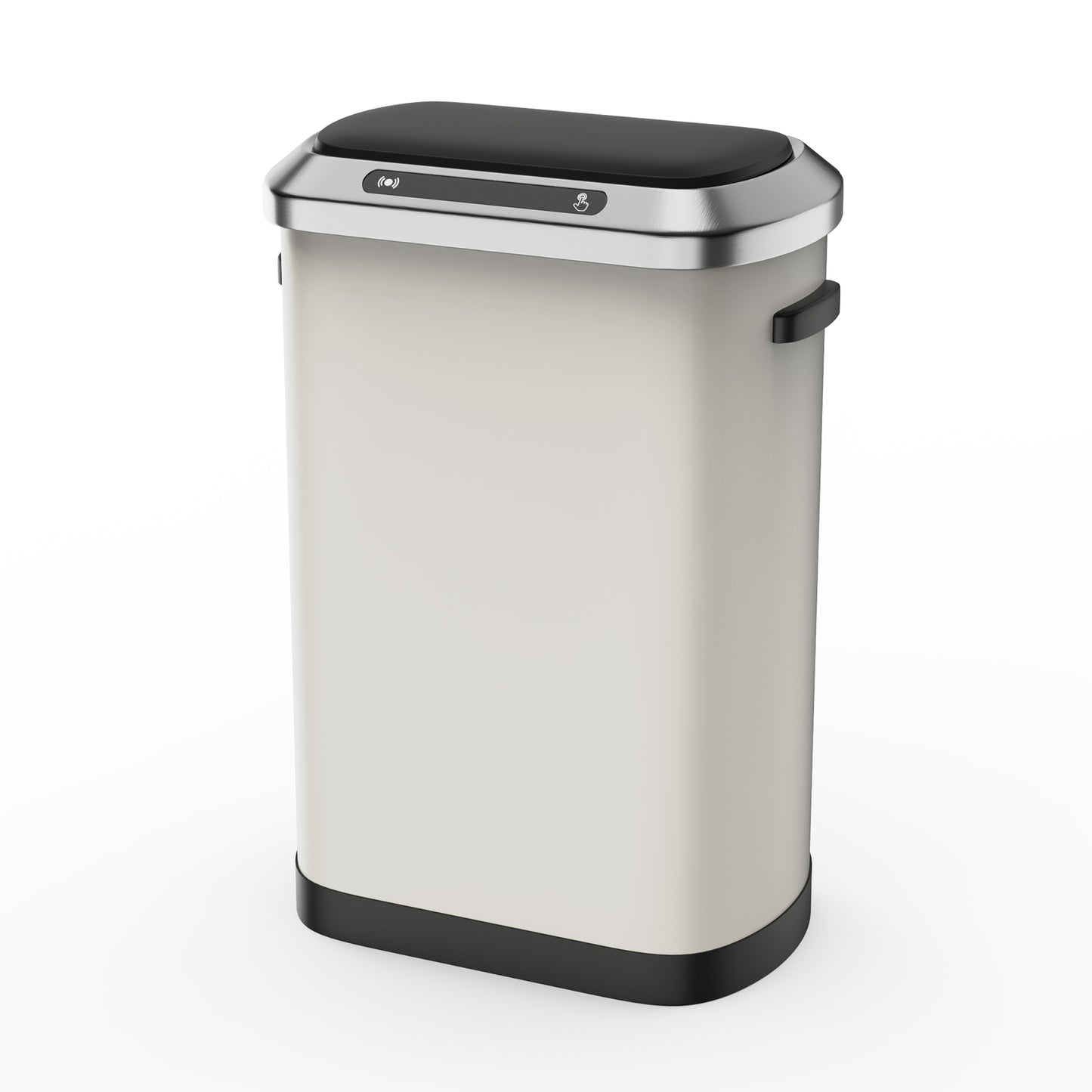 Smart Sensor Trash Can - Effortless Waste Management in White