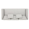 Chic & Cozy Gray 2-Seater Sofa