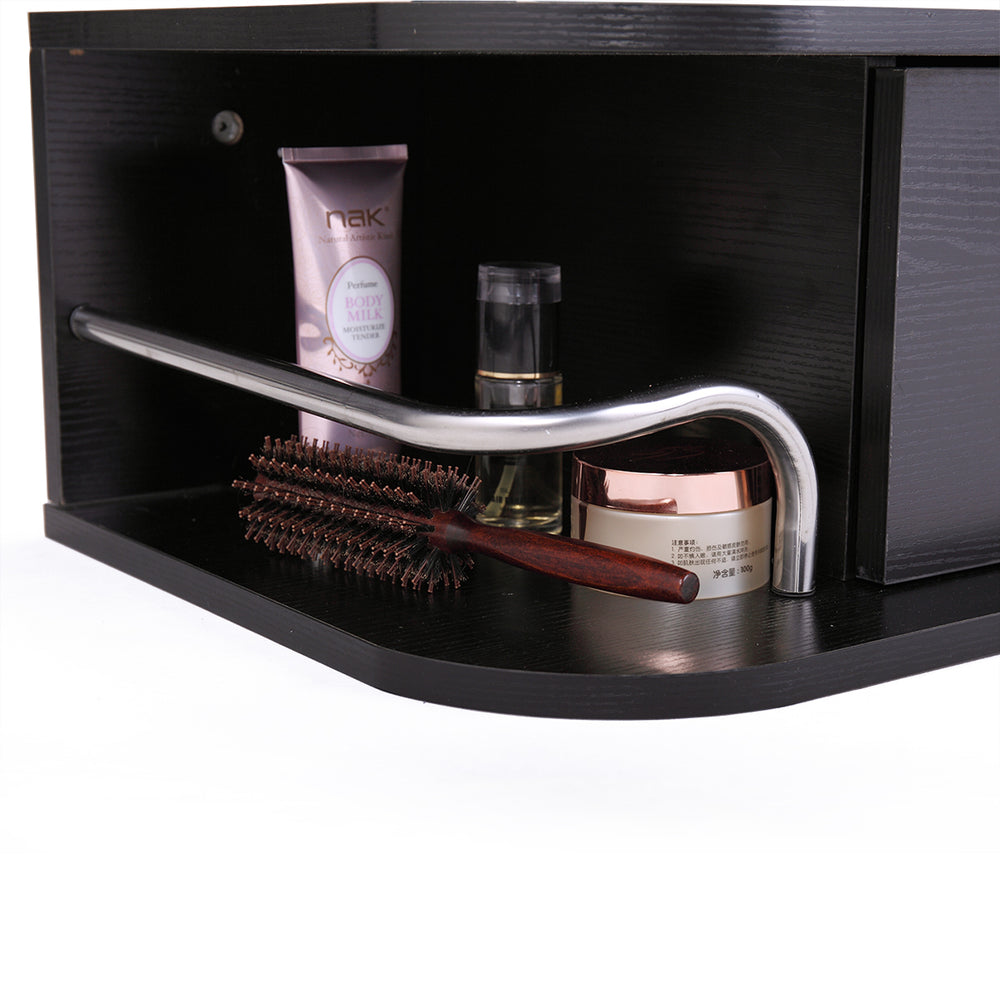 Sleek Salon Styling Station with Secure Storage