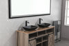 Sleek Black Matte Bathroom Sink Set