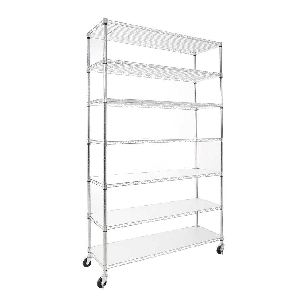 Ultimate Heavy-Duty Rolling Wire Shelf Organizer