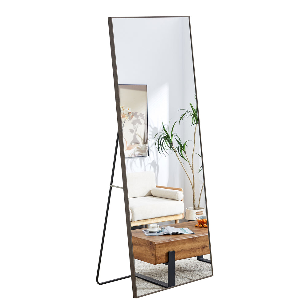 Elegant Full-Length Solid Wood Mirror