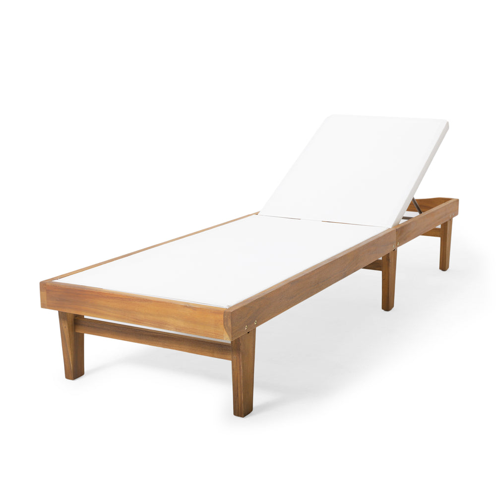 Sunshine Chaise Lounge - White Mesh Bliss